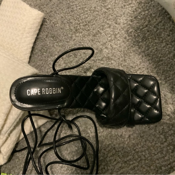 Black sandals high heel - Picture 2 of 5